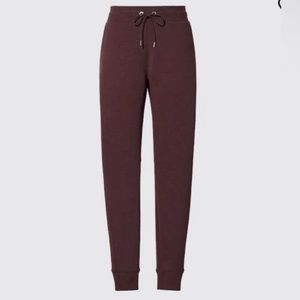 NWT Jil Sander X Uniqlo +J dry sweat pant. Wine color. Size XS